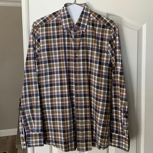 Hugo boss.   Dry cleaned and like new condition.